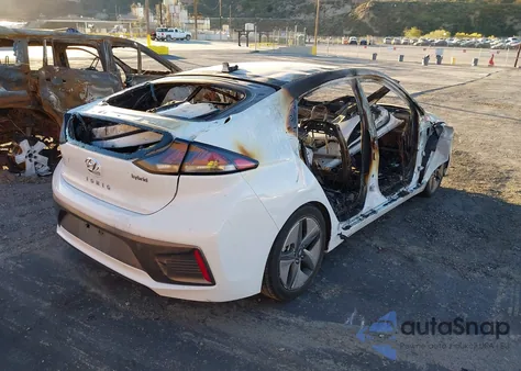 2020 Hyundai Ioniq Hybrid Sel from USA, damaged, VIN KMHC85LC2LU225831